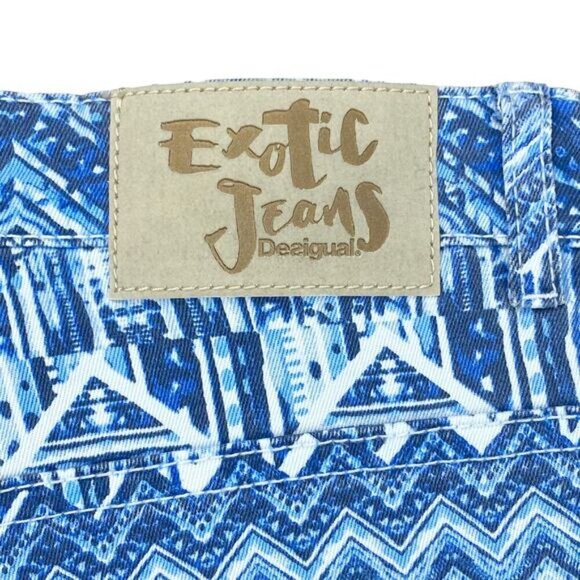 NWT DESIGUAL High Waisted Skinny Jean Sz 2 - Picture 7 of 10